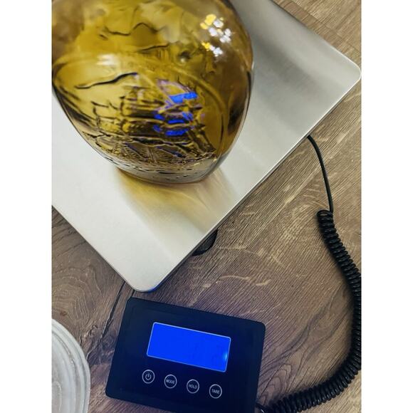 Vintage Franklin TWD Yellow Glass Bottle Lady Liberty American Eagle Collector - Picture 10 of 12